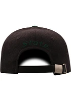 Top of the World Michigan State Spartans Natural 3 Adjustable Hat - Charcoal
