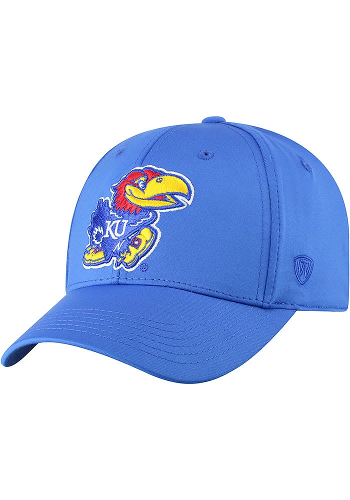 Top of the World Kansas Jayhawks Mens Blue NWL Phenom One-Fit Design Flex Hat
