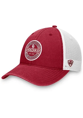 Top of the World Oklahoma Sooners Mist Meshback Adjustable Hat - Cardinal