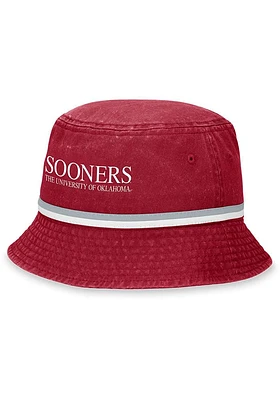 Top of the World Oklahoma Sooners Cardinal Ace Mens Bucket Hat