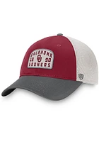 Top of the World Oklahoma Sooners Inherit Meshback Adjustable Hat - Cardinal