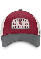 Top of the World Oklahoma Sooners Inherit Meshback Adjustable Hat - Cardinal