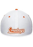 Top of the World Oklahoma State Cowboys Mens White Beacon Flex Hat