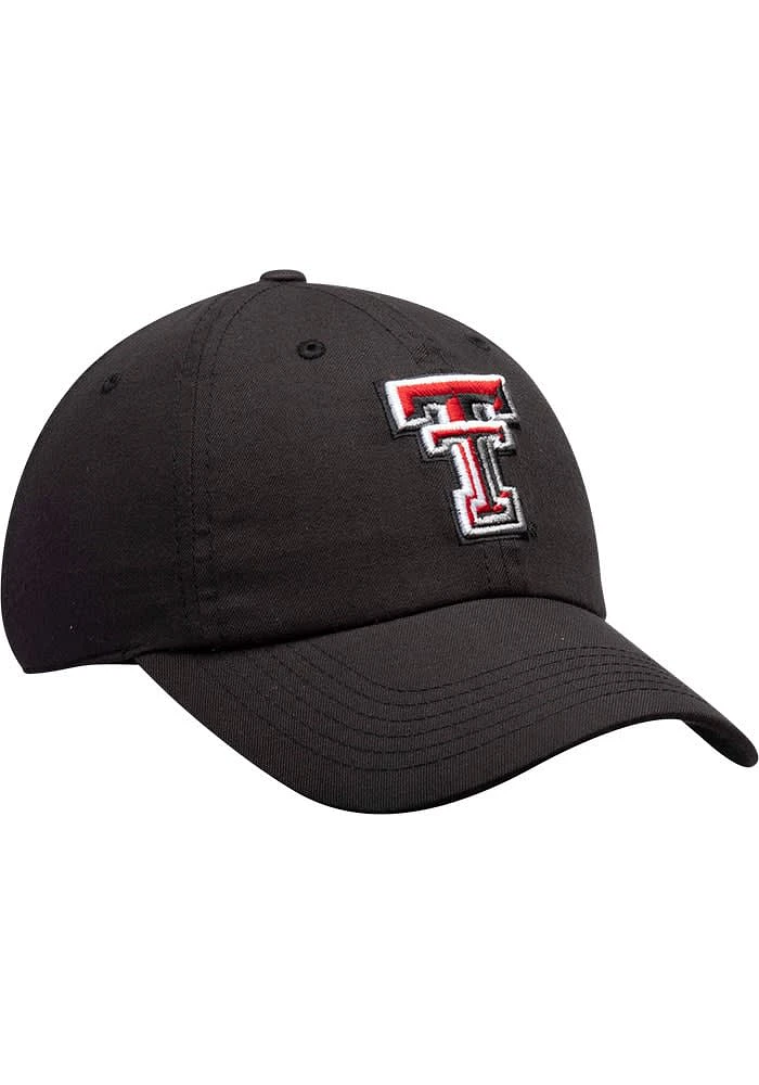 Top of the World Texas Tech Red Raiders Staple Adjustable Hat - Black