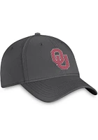 Top of the World Oklahoma Sooners Trainer Adjustable Hat - Charcoal