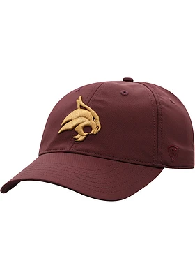 Top of the World Texas State Bobcats Trainer Adjustable Hat - Maroon