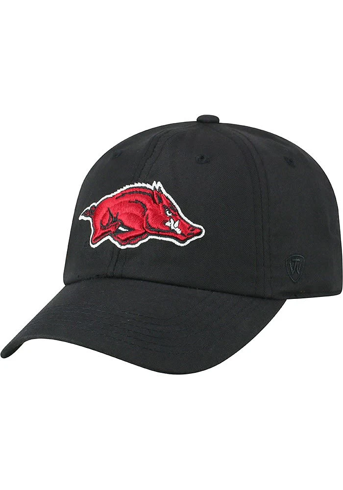 Top of the World Arkansas Razorbacks Staple Adjustable Hat - Black