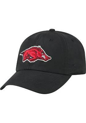 Top of the World Arkansas Razorbacks Staple Adjustable Hat - Black