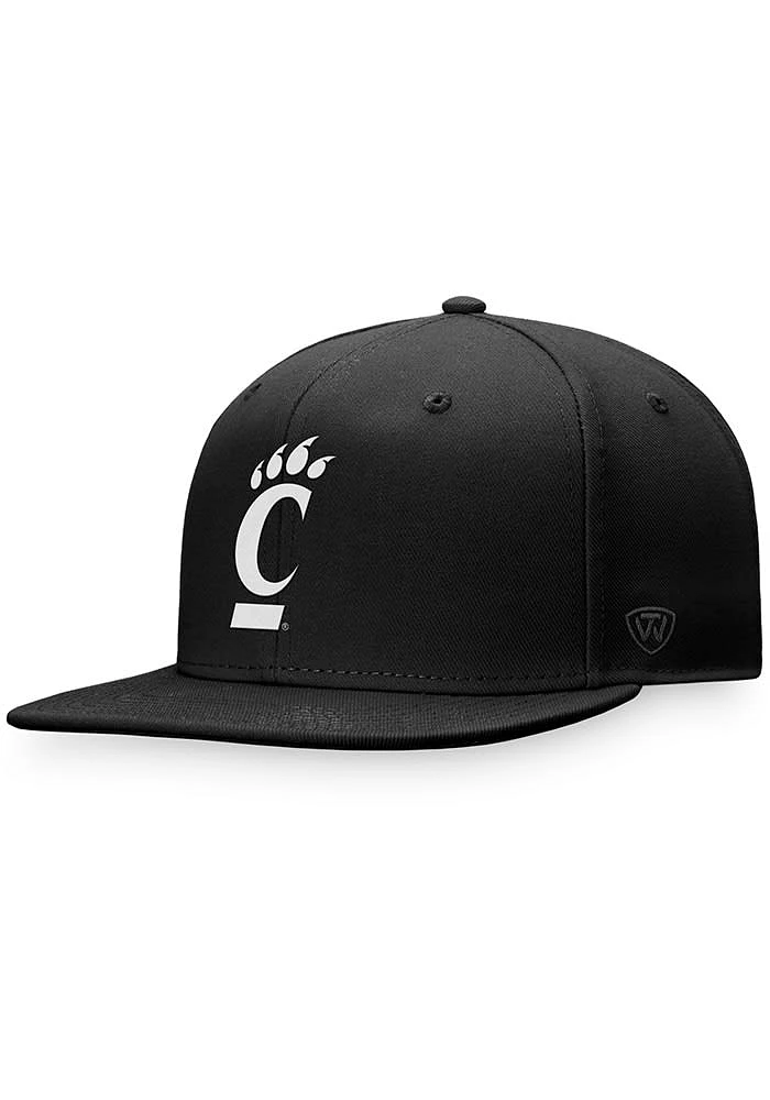 Top of the World Cincinnati Bearcats Mens Black Dusk Flat Brim Flex Hat