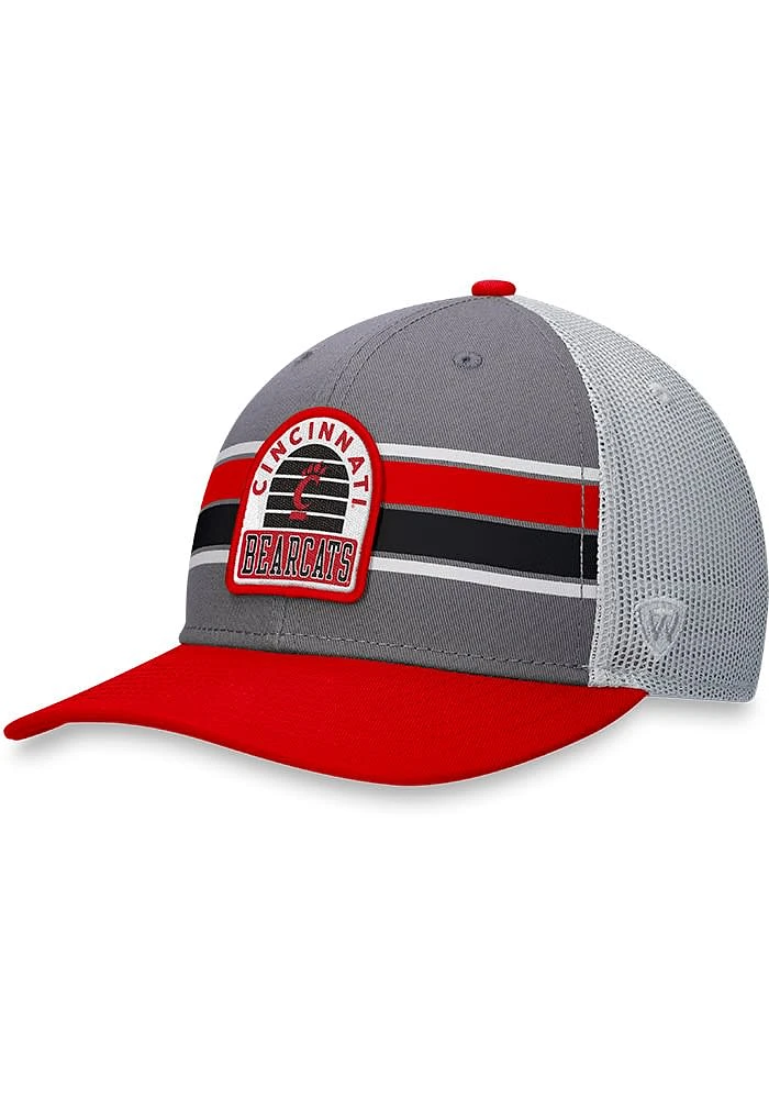 Top of the World Cincinnati Bearcats Aurora Meshback Adjustable Hat - Grey