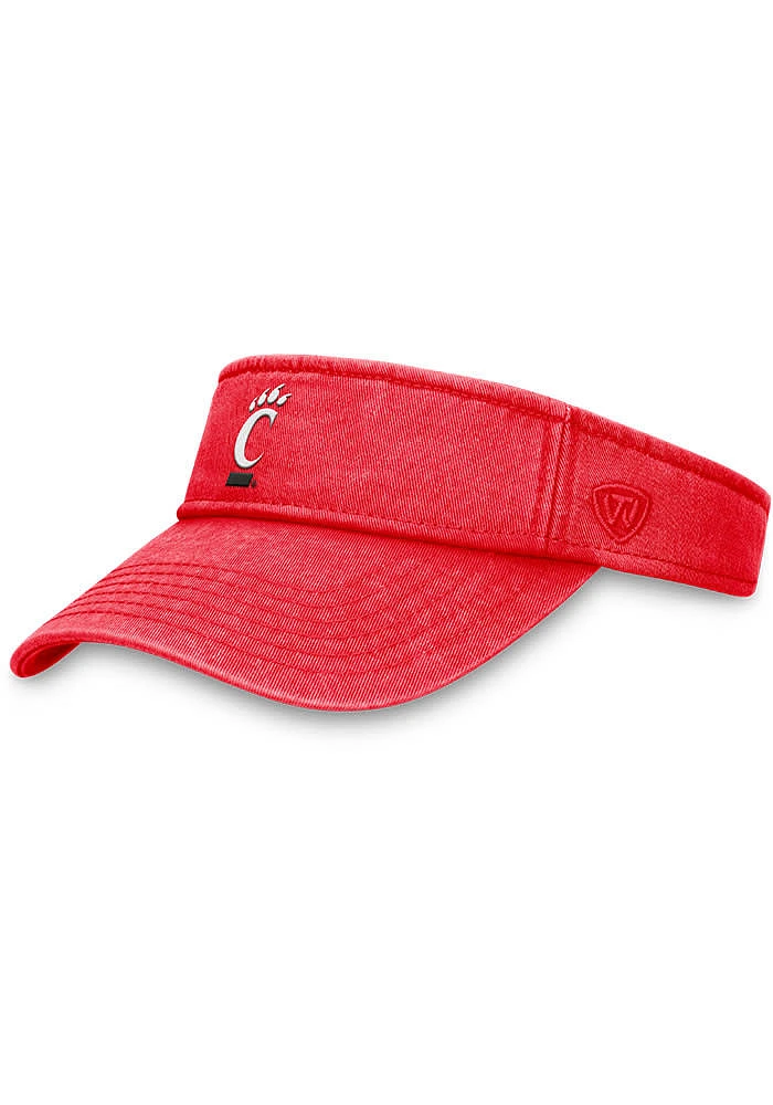 Top of the World Cincinnati Bearcats Mens Red Terry Adjustable Visor