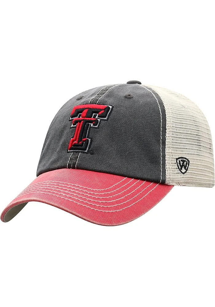 Top of the World Texas Tech Red Raiders Offroad 2 Meshback Adjustable Hat - Black