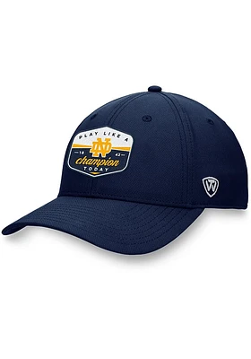Top of the World Notre Dame Fighting Irish Trainer Performance Adjustable Hat - Navy Blue