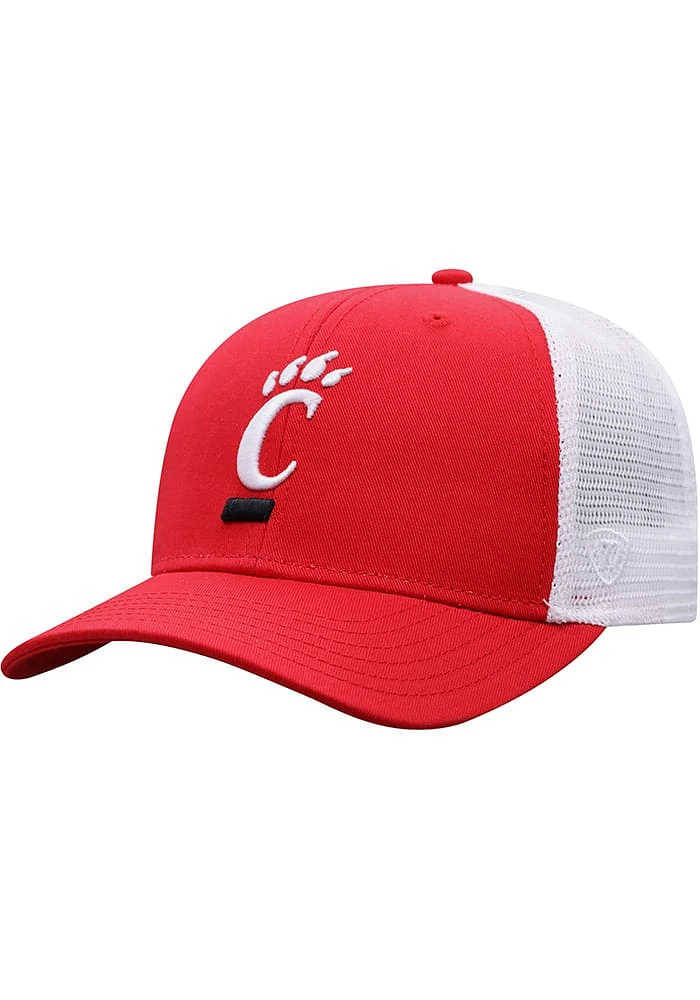 Top of the World Cincinnati Bearcats BB Trucker Adjustable Hat - Red