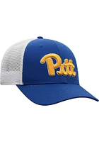Top of the World Pitt Panthers BB Trucker Adjustable Hat - Blue