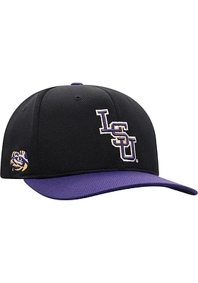 Top of the World LSU Tigers Mens Black Reflex 2T Flex Hat
