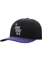 Top of the World LSU Tigers Mens Black Reflex 2T Flex Hat