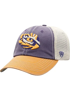 Top of the World LSU Tigers Offroad 3T Meshback Rugged Adjustable Hat - Purple