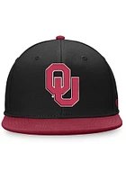 Top of the World Oklahoma Sooners Mens Black 2T NTOF2 Fitted Hat