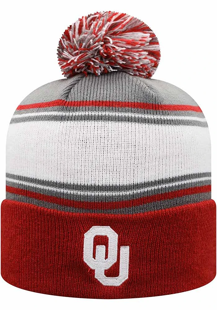 Top of the World Oklahoma Sooners Cardinal Ambient Cuff Mens Knit Hat