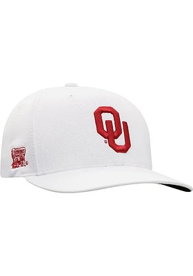 Top of the World Oklahoma Sooners Mens White Reflex Flex Hat