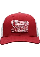 Top of the World Oklahoma Sooners BB Meshback Dynamic Adjustable Hat - Cardinal