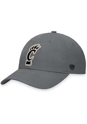 Top of the World Cincinnati Bearcats Tatted Unstructured Adjustable Hat - Grey