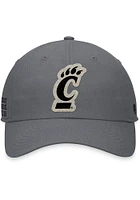 Top of the World Cincinnati Bearcats Tatted Unstructured Adjustable Hat - Grey