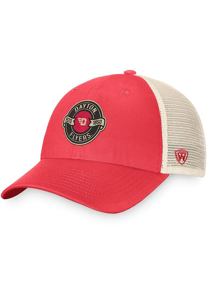 Top of the World Dayton Flyers Lineage Meshback Adjustable Hat - Red