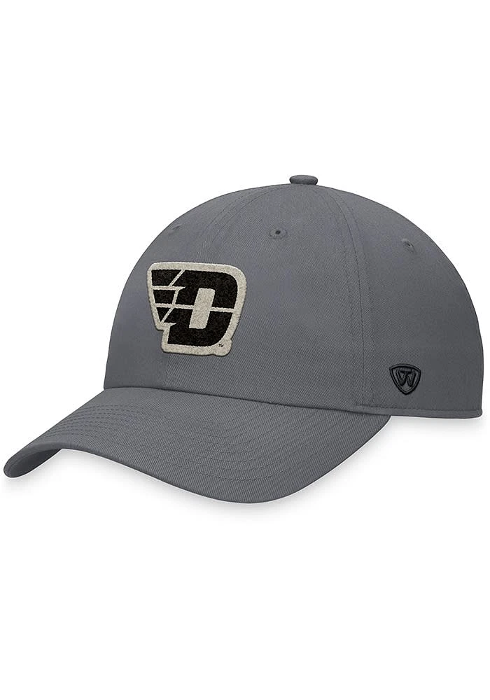 Top of the World Dayton Flyers Tatted Unstructured Adjustable Hat - Grey