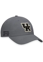 Top of the World Kentucky Wildcats Tatted Unstructured Adjustable Hat - Grey