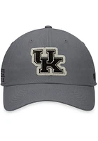 Top of the World Kentucky Wildcats Tatted Unstructured Adjustable Hat - Grey