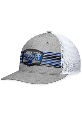 Top of the World Kentucky Wildcats Stroke 5-Panel Trucker Adjustable Hat - Grey