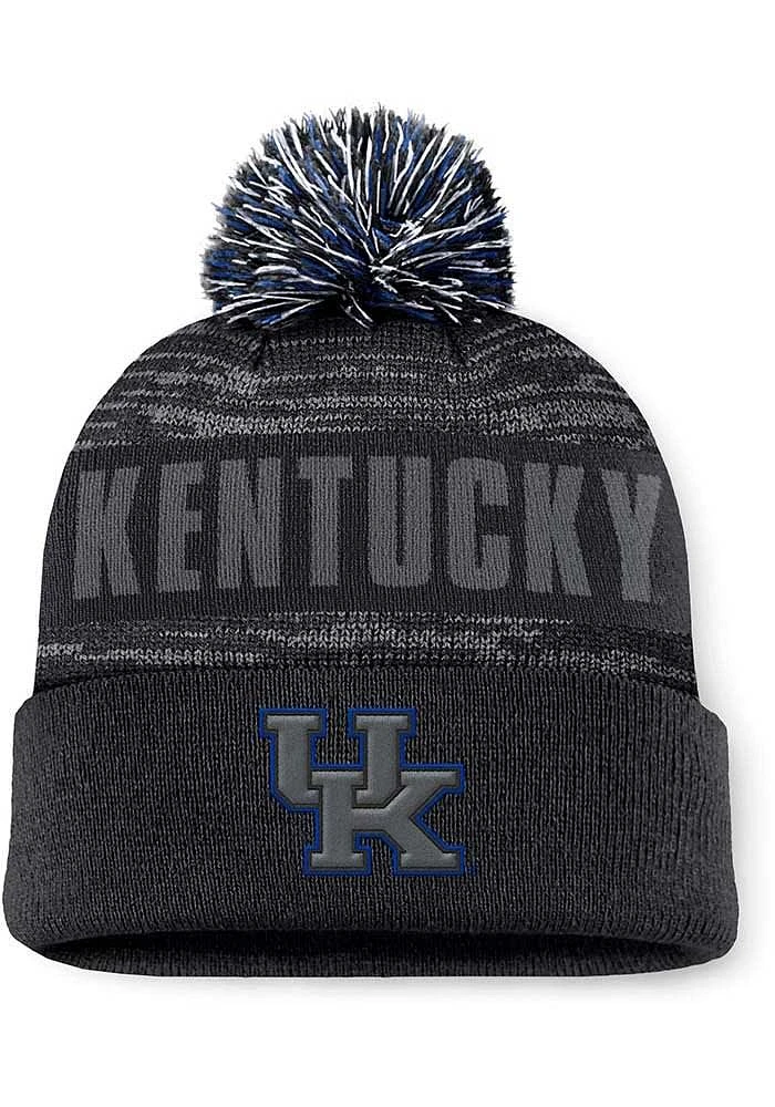 Top of the World Kentucky Wildcats Black Colton Cuff Pom Mens Knit Hat