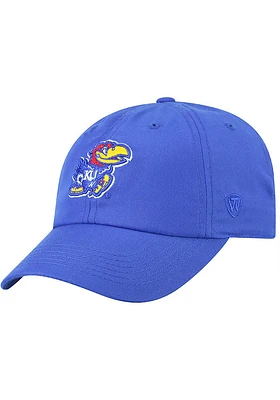 Top of the World Kansas Jayhawks Staple Adjustable Hat - Blue