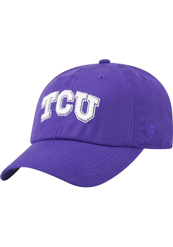 Top of the World TCU Horned Frogs Staple Adjustable Hat - Purple