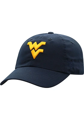Top of the World West Virginia Mountaineers Staple Adjustable Hat - Navy Blue