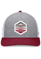 Top of the World Arkansas Razorbacks Slate Trucker Adjustable Hat - Grey