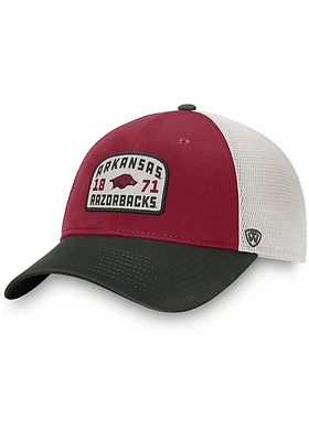 Top of the World Arkansas Razorbacks Inherit Meshback Style Adjustable Hat - Cardinal
