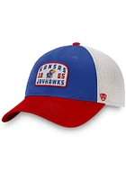 Top of the World Kansas Jayhawks Inherit Meshback Adjustable Hat - Blue