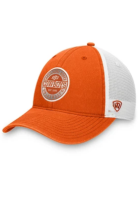 Top of the World Oklahoma State Cowboys Mist Meshback Adjustable Hat - Orange