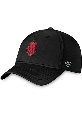 Top of the World Arkansas Razorbacks Mens Black Ignite Flex Hat