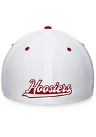 Top of the World Indiana Hoosiers Mens White Beacon Design Flex Hat