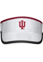 Top of the World Indiana Hoosiers Mens White Daybreak Design Adjustable Visor