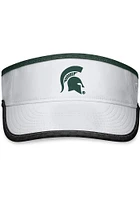 Top of the World Michigan State Spartans Mens White Daybreak Design Adjustable Visor