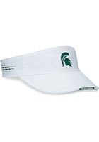 Top of the World Michigan State Spartans Mens White Flare Design Adjustable Visor