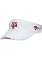 Top of the World Texas A&M Aggies Mens White Flare Adjustable Visor
