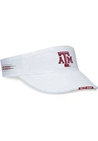 Top of the World Texas A&M Aggies Mens White Flare Adjustable Visor