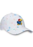 Top of the World Kansas Jayhawks White Utopia Womens Adjustable Hat