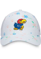 Top of the World Kansas Jayhawks White Utopia Womens Adjustable Hat